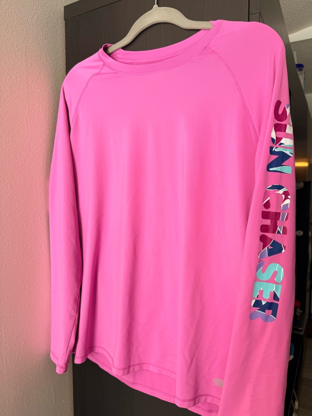 Reel Legends Pink Performance Tee